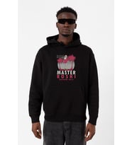 Dragon Ball Z Anime Master Roshi Ho!! Siyah Erkek 3ip Kapşonlu Sweatshirt