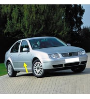 VW Bora 1999-2005 Sağ Ön Kapı Çıtası Boyanır Tip 1J4853516G