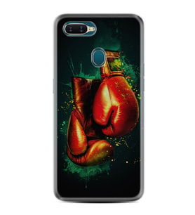 Oppo A5S A15 A16 A54 A55 A73 A74 Kılıf Desemli Silikon Boks Eldiveni 1763