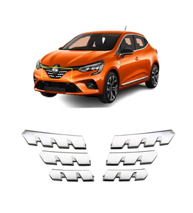 Renault Clio 5 Ön Panjur - Krom (6 Parça)  2019-2022 Arası, HB