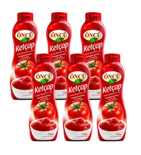 Öncü Ketçap 700 Gr Acılı x 6 Adet