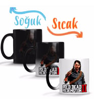 Red Dead Redemptıon 2 Abıgaıl Jack Marston Sihirli Kupa Bardak Porselen