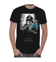 Yasuo T-Shirt Siyah Erkek Tişört