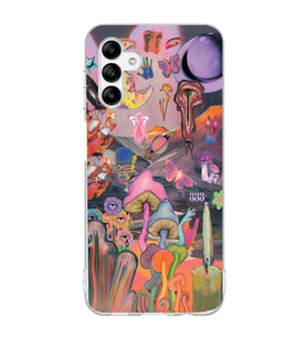 Samsung Galaxy A04S Uyumlu Aesthetic Desenli Şeffaf Telefon Kılıfı