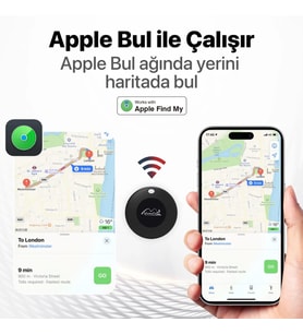 LifeMate LifeTag Apple Bul Uyumlu MFi Lisanslı Akıllı Takip Cihazı 1 Adet