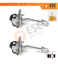 Peugeot 308 MK1 4/5 Kapı 2007-2013 9181.N3 İçin 2 EA Arka Sağ ve Sol Kapı Gergi Yayı