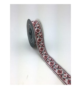 25988-Bordür - 10 mt Kırmızı