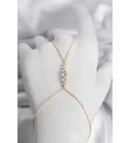 Pirinç Gold Renk Zirkon Taşlı Kadın Şahmeran - TJ-SN753