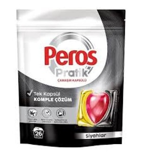 PEROS ÇAMAŞIR KAPSÜLÜ 26 LI SİYAHLAR