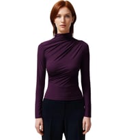 Moda Kare Yaka Örme Slim Düz Desen Casual Günlük Crop Kısa Kol Bluz