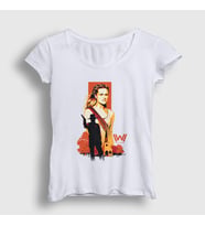 Presmono Kadın Beyaz Dolores Westworld T-Shirt 223169tt