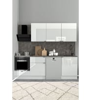 240 Cm %100 Mdf Tezgahlı Efil Ankastre Mutfak Dolabı