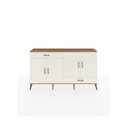 Arges Konsol 5 Raflı 2 Çekmeceli 4 Kapaklı 176x30x99 Çam-Aytaşı