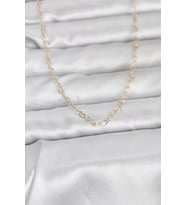 CM 14K Gold Renk Kalp Zincirli 60 cm Kadın Kolye - TJ-BKO10953