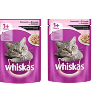Whiskas (poşet) Yaş Mama 100gr Somonlu (salmon)  X 2  ADET