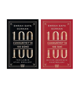 Cumhuriyet'in 100 Günü - Cumhuriyet'in 100 Ismi Orjinal Kitap / 2 Kitap Takım - Emrah Safa Gürkan