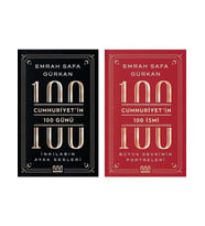 Cumhuriyet'in 100 Günü - Cumhuriyet'in 100 Ismi Orjinal Kitap / 2 Kitap Takım - Emrah Safa Gürkan