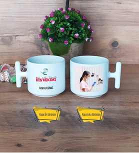 Diş Hekimi Kupa Bardak T Fotoğraflı Diş Hekimleri Günü Hediyesi