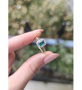 Jena Green Topaz Yüzük AK1409