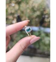 Jena Green Topaz Yüzük AK1409