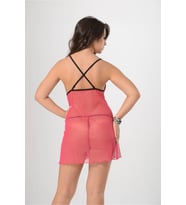 Mulvxbrf Brf02 Pembe Tül Gecelik - 654 (Mulvix)