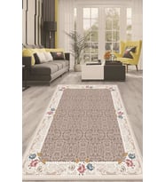 Dijital Kaymaz Taban Yıkanabilir Modern Renkli Salon Halısı Mutfak Halısı Yolluk ND-HT-1049 (Kahverengi)