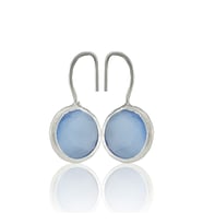 Kadir Jewellery Gümüş Kaplama Kadın Taşlı Küpe -El İşçiliği Ve Hipoalerjenik Küpe