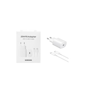Samsung 25W TYPE-C KaBloLu SET Galaxy S22, Z Fold 3, S21, S21 +, S21 +, S21 FE, S21 Ultra, S20, S20 +, S20 FE 5G, Note20, A90, A80, A70, A71, A72, AC Adaptör Şarj Cihazı  ( TÜRKİYE GARANTİLİ)...