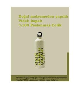Tasarım Yeşil Su Matarası, Su Şişesi, Suluk, Çocuk Okul Su Şişesi