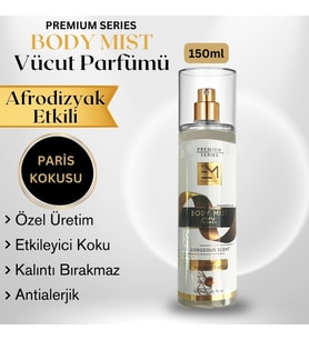 Kadın Body Mist Vücut Parfümü Paris Kokusu Çekici Etkileyici 150 Ml Vücut Spreyi (A.Beyaz)