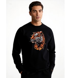 KAPLAN UNİSEX SWEATSHİRT (Siyah)