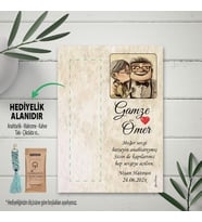 Hediyelik Kart - Up Yukarı Bak Karakter Tasarım - Makrome Anahtalık, Toka, Kurabiye, Kahve Kartı