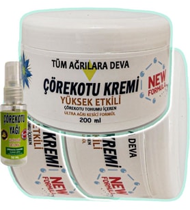Çörek Otu Kremi Ağrilarakremi 3 Adet 200 ml Whiterah Atlama Box + 30 ml Çörek Otu Agriyağı