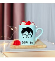 Harry Potter Tasarımlı Kişiye Özel Yeşil Türk Kahvesi Fincanı