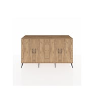 Kronos Konsol 6 Raflı 4 Kapaklı 176x59x99 Çam-Çam/Aytaşı
