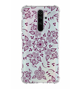 Xiaomi Redmi Note 8 Pro Köşe Korumalı Antişok Kapak Nostalji Desen Tasarımlı Şeffaf  Kılıf