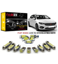 Fiat Egea LED İç Aydınlatma Ampul Seti FEMEX Parlak Beyaz