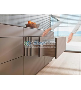 760h3000m Blum Movento Tip-on Blumotion (frenli-basaç) Çekmece Rayı 30 Cm