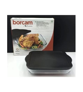 Paşabahçe 59024 Siyah Kapaklı Kare Borcam 3200 cc