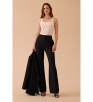 10013   İSPANYOL PAÇA  KREP  KUMAŞ PANTALON #26#
