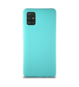 Galaxy M31S ile Uyumlu Cappy Silikon Kılıf Turkuaz
