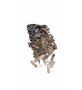 Bronz 13 x 5 mm Dantel Oya Yazma Halhal Abiye Lazer Kesim Pul 250 adet
