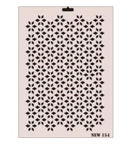 Rich New Seri N-154 Stencil 35x25 cm