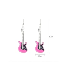 Gitar Küpe Pembe