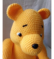 Sarı ayı amigurumi oyuncak