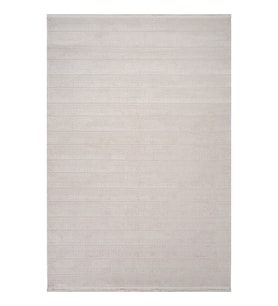 KARİZMA - 02811B - BEJ BEYAZ HALI 100X200