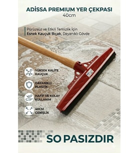 Adissa Yeşil-Kırmızı-Mavi 3'lü Set Çekpas Çekçek Yersil Ucu 40 Cm Sağlam Kauçuk(Sap Hariçtir)