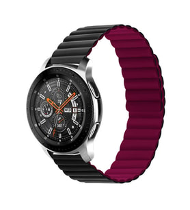 Lexroo Huawei GT2 42mm KRD-52 Kordon - Siyah-Kırmızı
