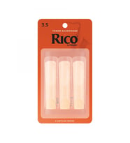 D'Addario RKA0335 Rico Orange Box Tenor Saksafon Kamışı No: 3.5 (İleri Seviye/Eğitim) - 3'lü Paket  Ekonomik Paket, Standart Kesim ve Net Ton Karakteri