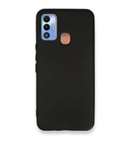 Tecno Spark 7t Kılıf First Silikon - Siyah